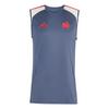 adidas Frankreich Rugby Singlet Funktionstank Herren - Shadow Navy / Cream White