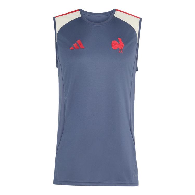 adidas adidas Frankreich Rugby Singlet Funktionstank Herren - Shadow Navy / Cream White - 0 | SportScheck