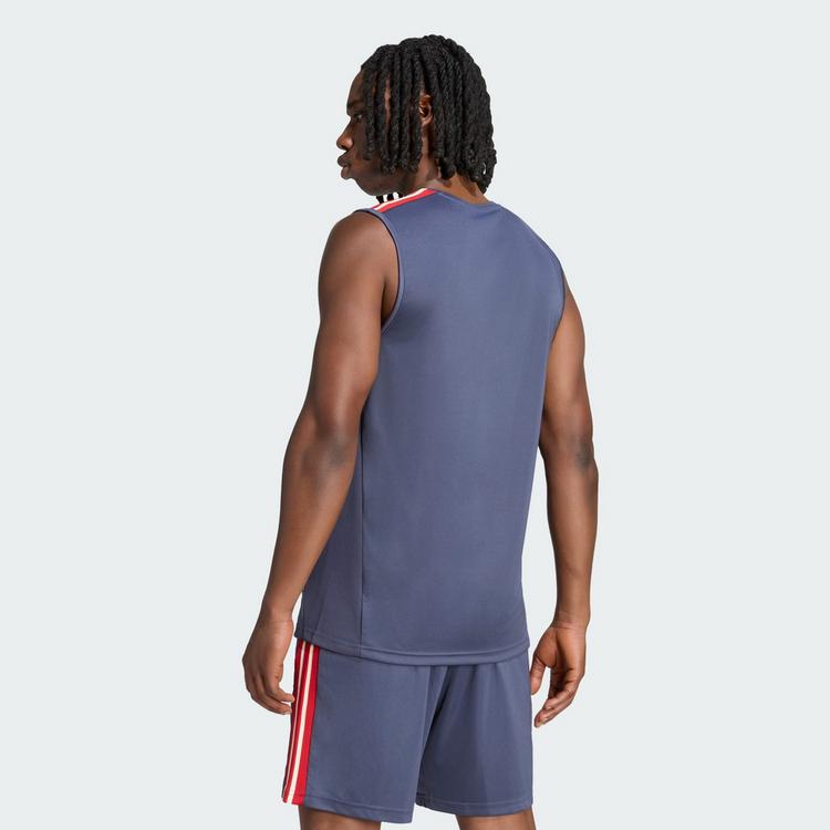 adidas adidas Frankreich Rugby Singlet Funktionstank Herren - Shadow Navy / Cream White - 1 | SportScheck