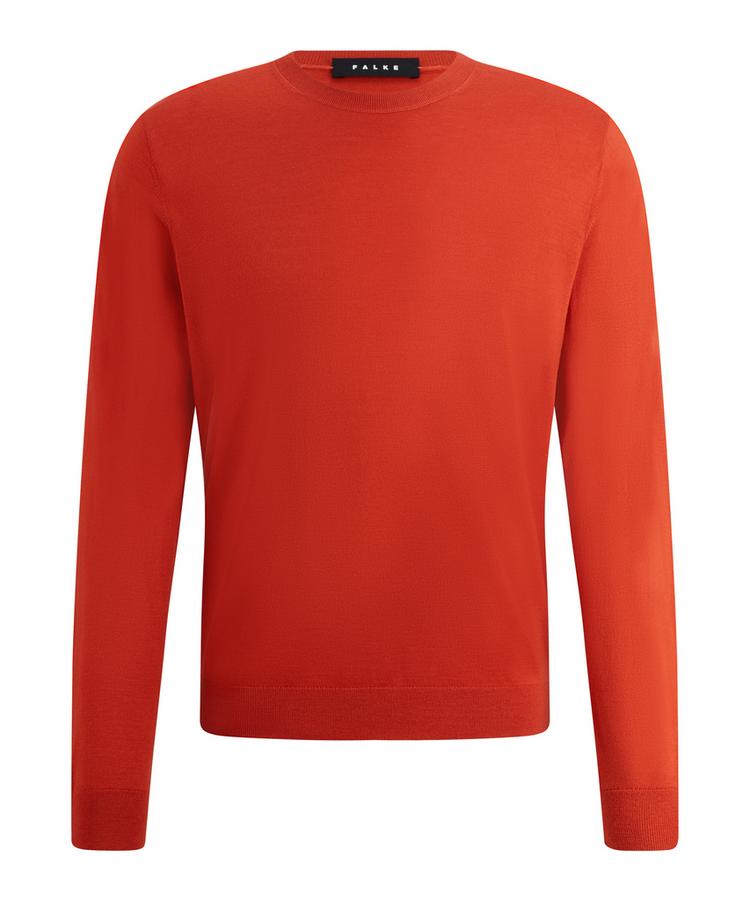 Falke Falke Merino Ultrafine Crew Neck Strickpullover Herren - rust (8404) - 0 | SportScheck