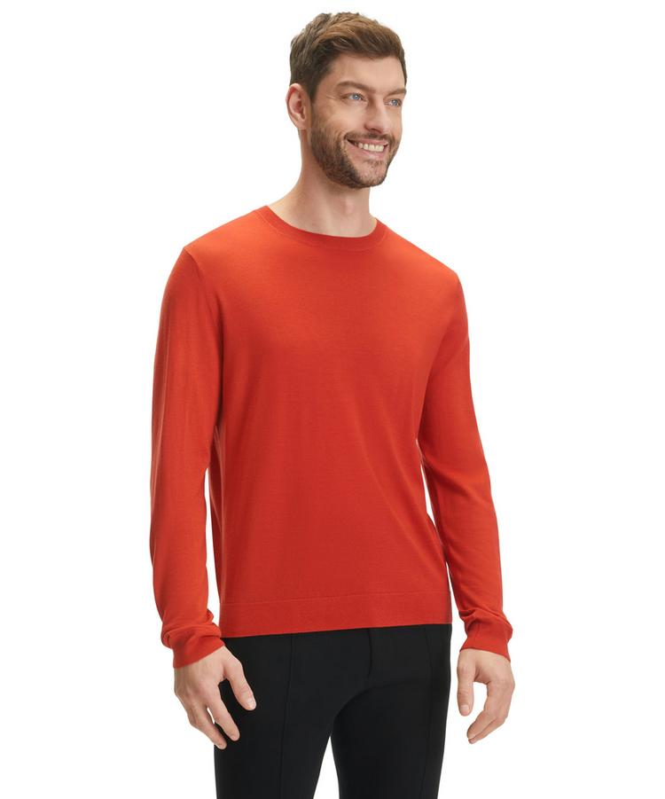 Falke Falke Merino Ultrafine Crew Neck Strickpullover Herren - rust (8404) - 0 | SportScheck