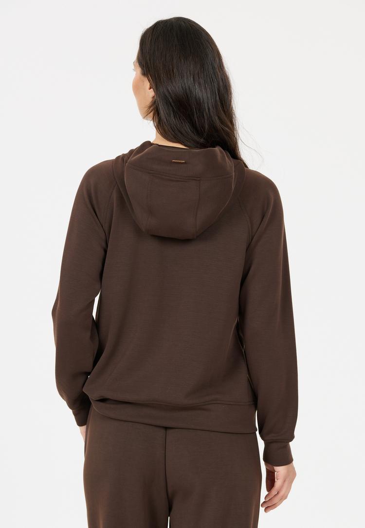 Athlecia Athlecia Jacey Funktionssweatshirt Damen - 1294 Chocolate Torte - 6 | SportScheck