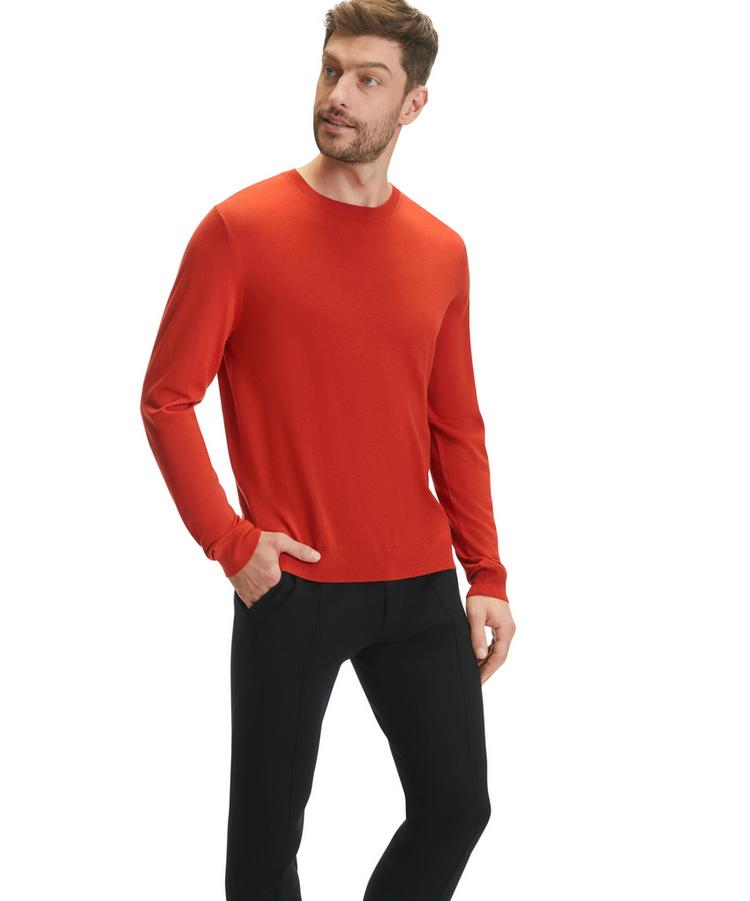 Falke Falke Merino Ultrafine Crew Neck Strickpullover Herren - rust (8404) - 4 | SportScheck