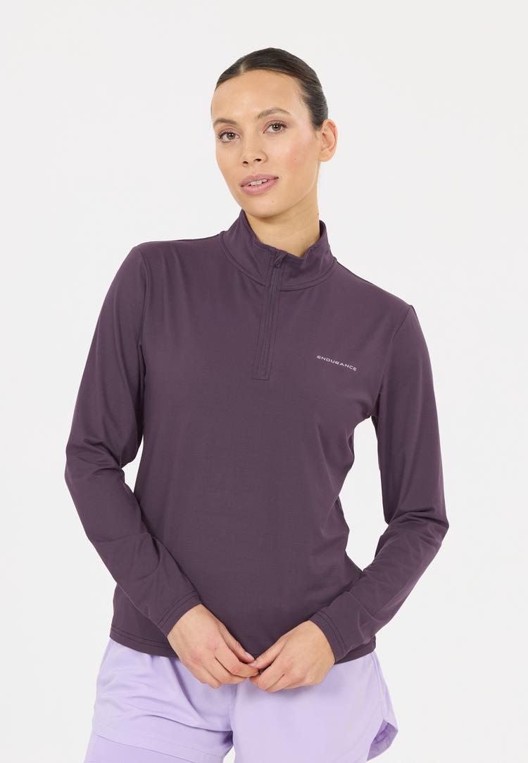Endurance Endurance Aileen Langarmshirt Damen - 4207 Nightshade - 0 | SportScheck