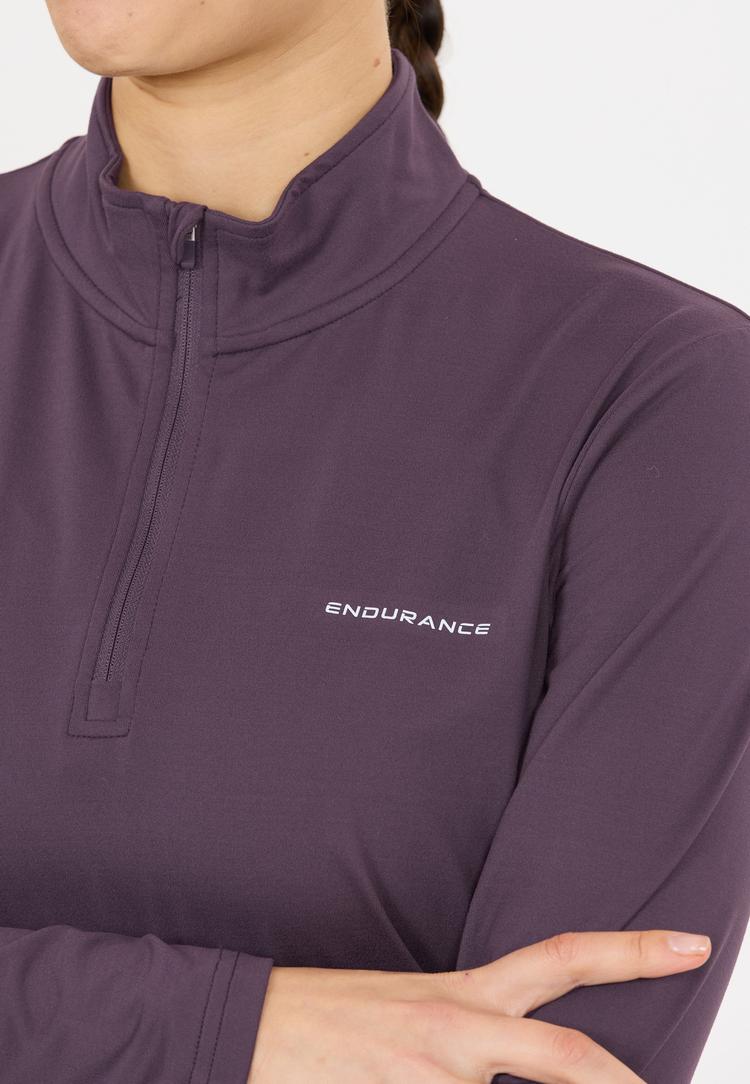 Endurance Endurance Aileen Langarmshirt Damen - 4207 Nightshade - 0 | SportScheck