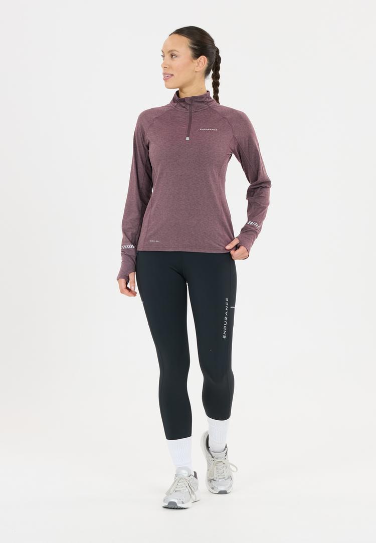 Endurance Endurance Canna Langarmshirt Damen - 4419 Moonscape - 0 | SportScheck