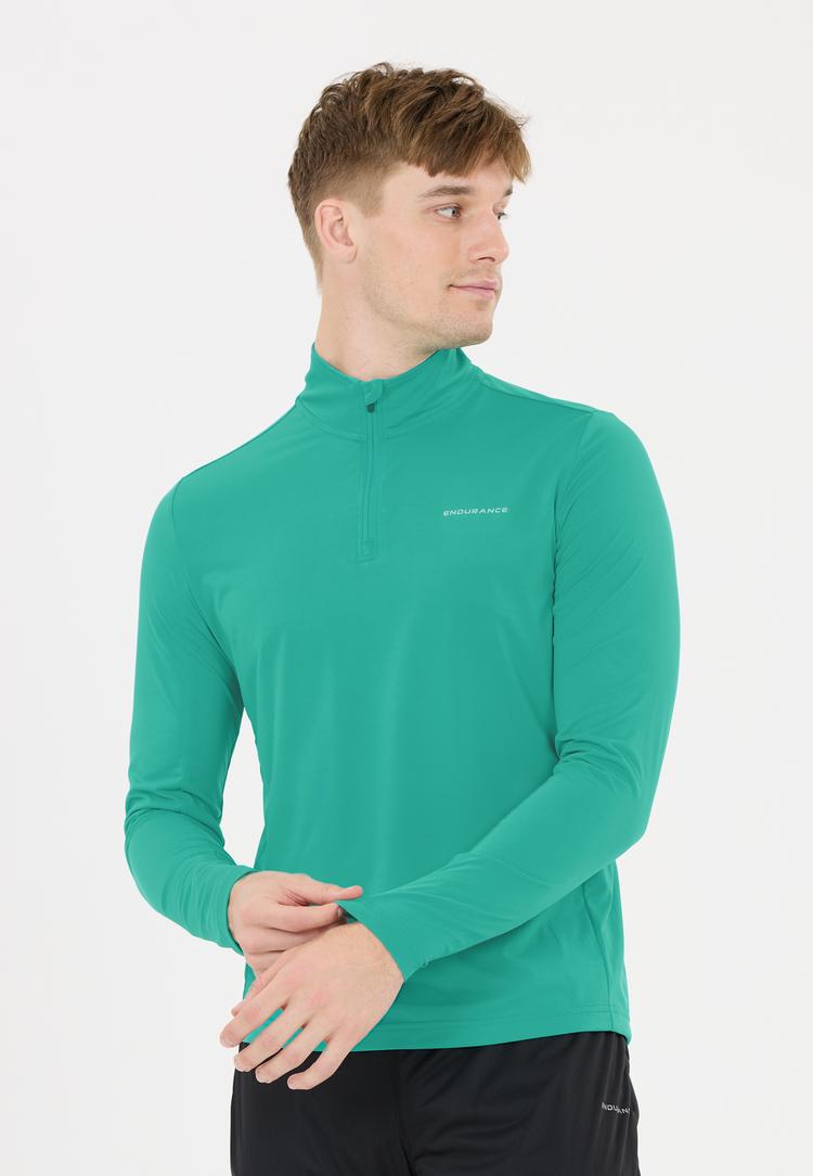 Endurance Endurance Omais Langarmshirt Herren - 3291 Porcelain Green - 1 | SportScheck