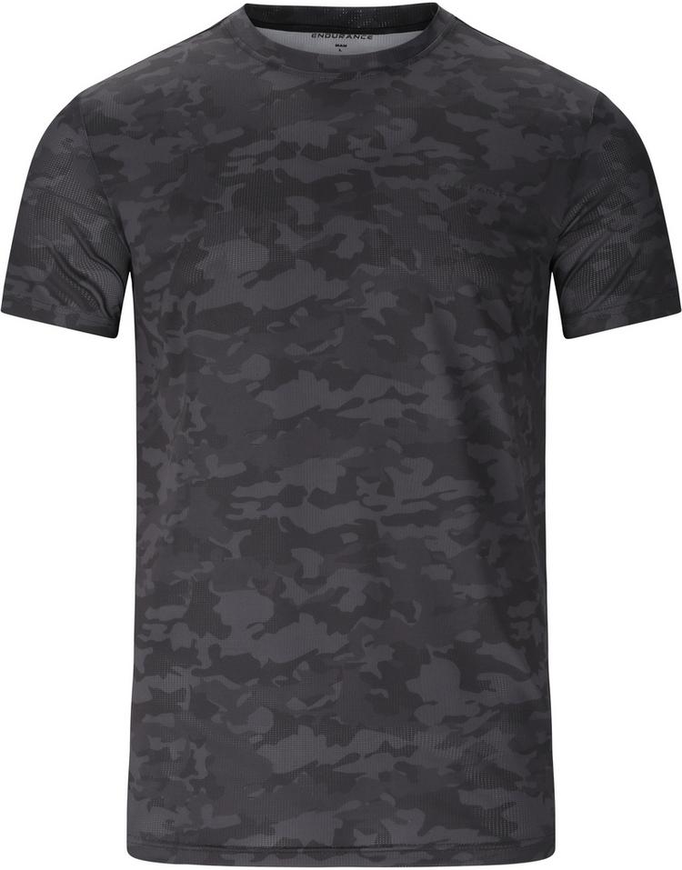 Endurance Endurance Genen Printshirt Herren - P3879 Black Camouflage - 0 | SportScheck