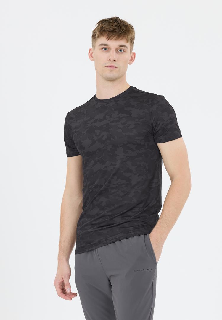 Endurance Endurance Genen Printshirt Herren - P3879 Black Camouflage - 1 | SportScheck