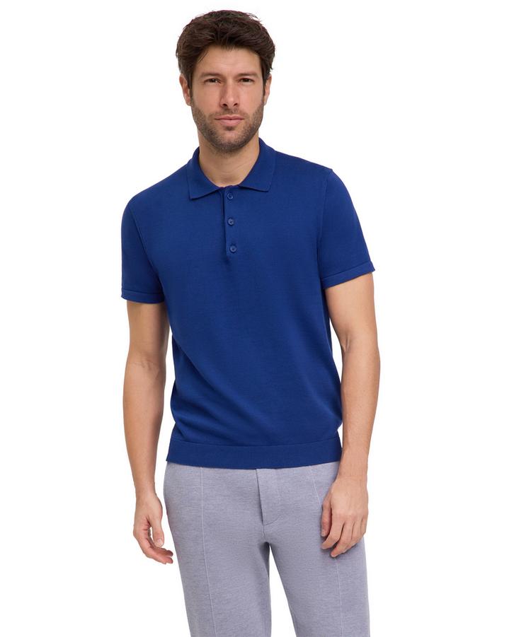 Falke Falke Cotton Polo Shirt Poloshirt Herren - royal blue (6051) - 0 | SportScheck