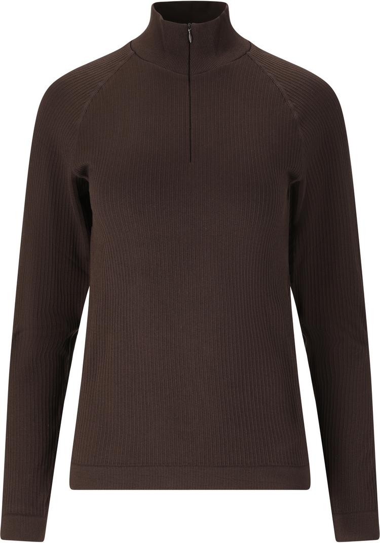 Athlecia Athlecia Cozi Langarmshirt Damen - 1294 Chocolate Torte - 0 | SportScheck