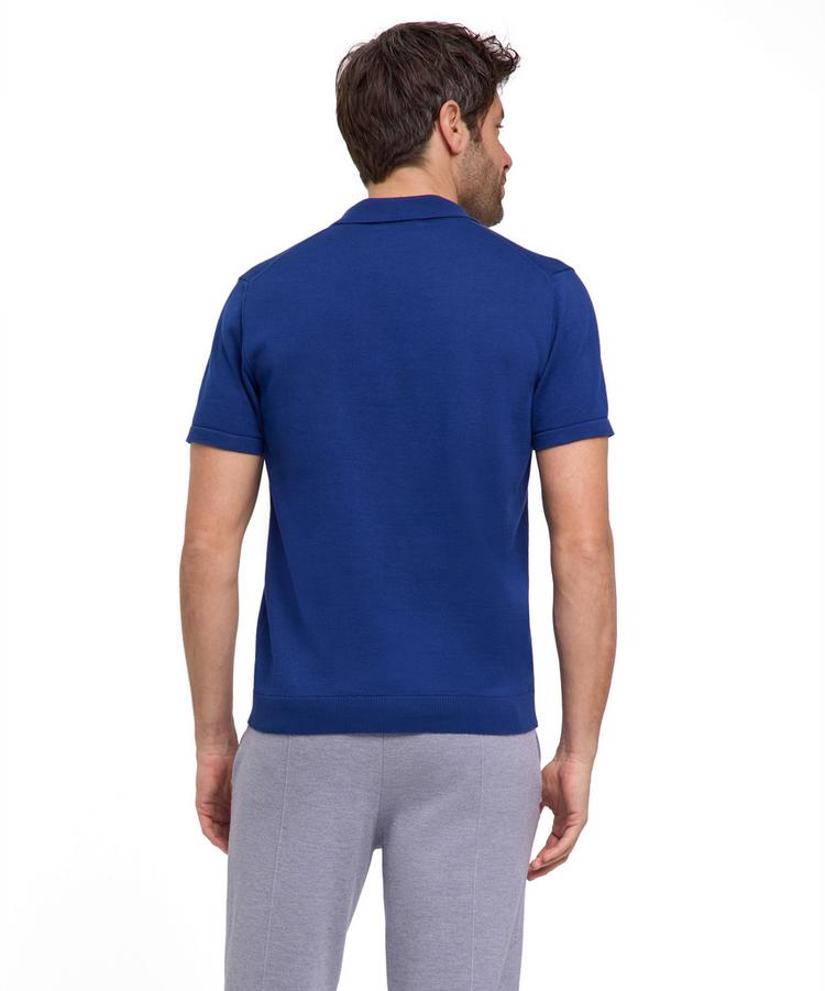 Falke Falke Cotton Polo Shirt Poloshirt Herren - royal blue (6051) - 0 | SportScheck