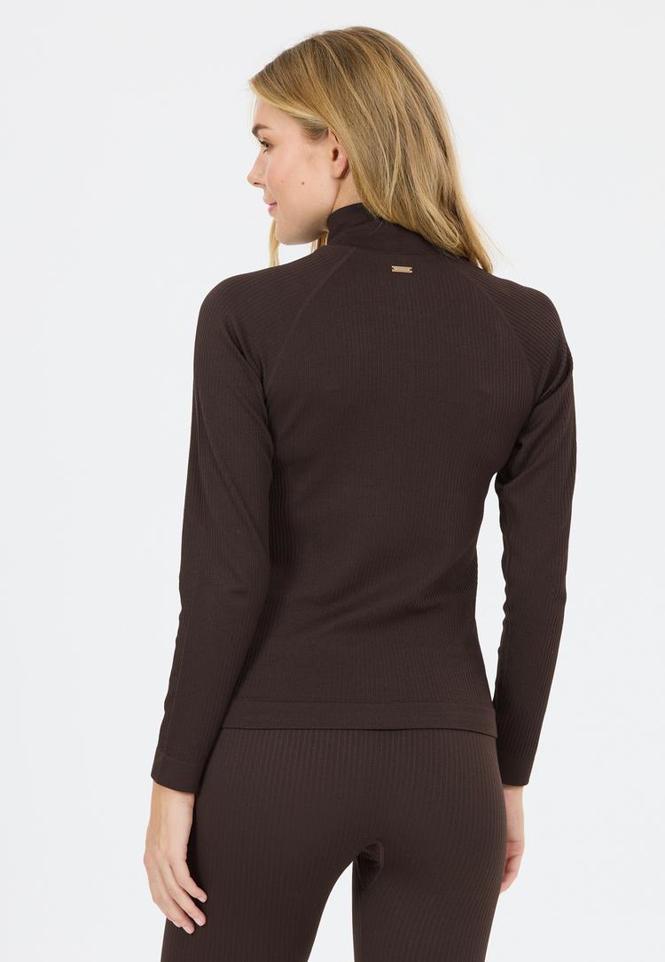 Athlecia Athlecia Cozi Langarmshirt Damen - 1294 Chocolate Torte - 2 | SportScheck