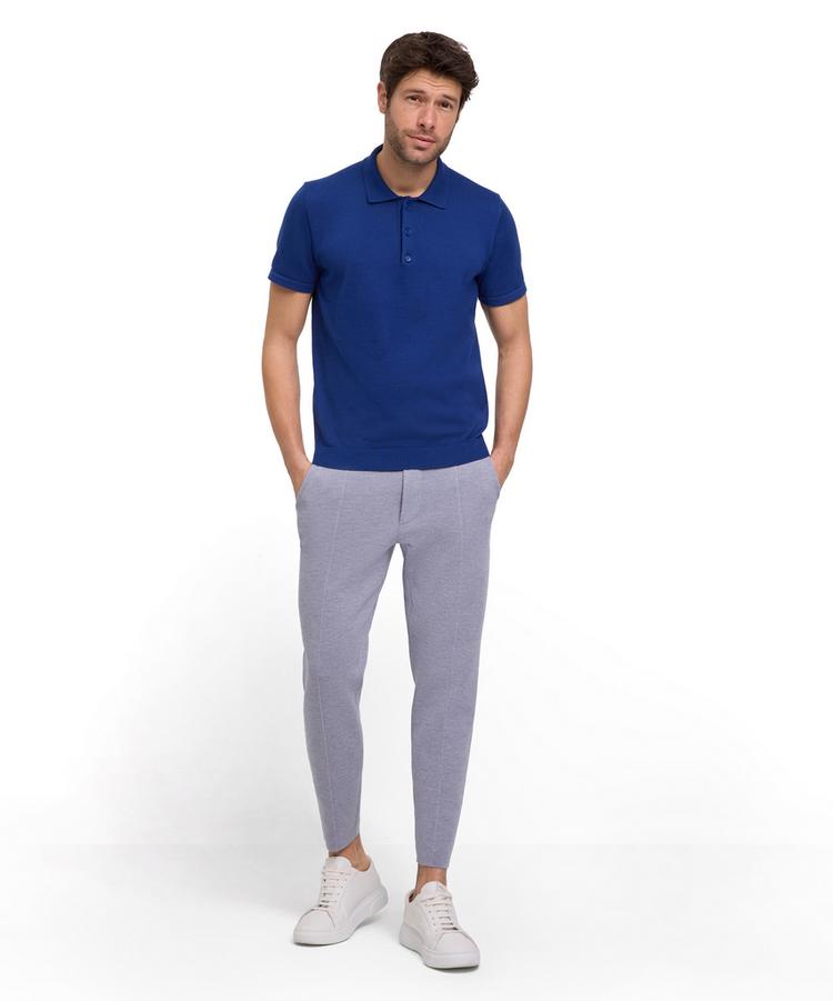 Falke Falke Cotton Polo Shirt Poloshirt Herren - royal blue (6051) - 1 | SportScheck