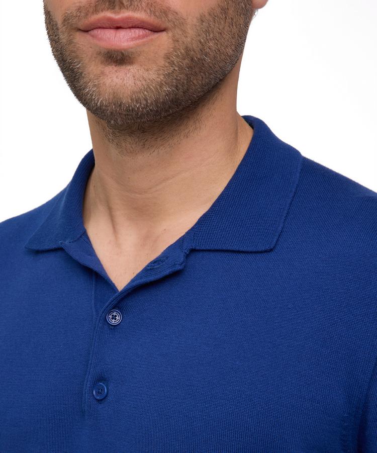 Falke Falke Cotton Polo Shirt Poloshirt Herren - royal blue (6051) - 2 | SportScheck
