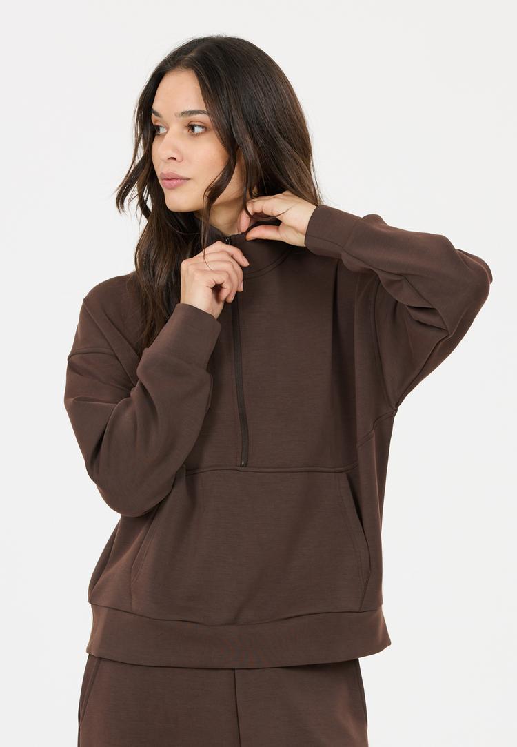 Athlecia Athlecia Jillnana Sweatshirt Damen - 1294 Chocolate Torte - 1 | SportScheck
