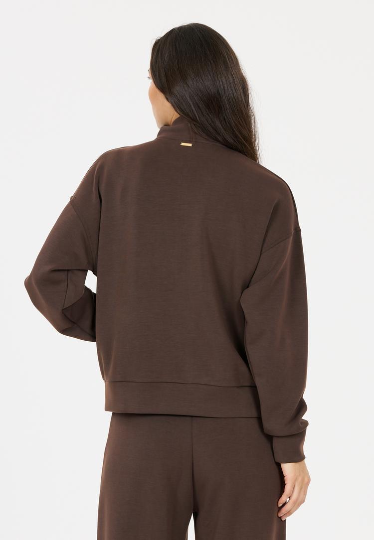 Athlecia Athlecia Jillnana Sweatshirt Damen - 1294 Chocolate Torte - 2 | SportScheck