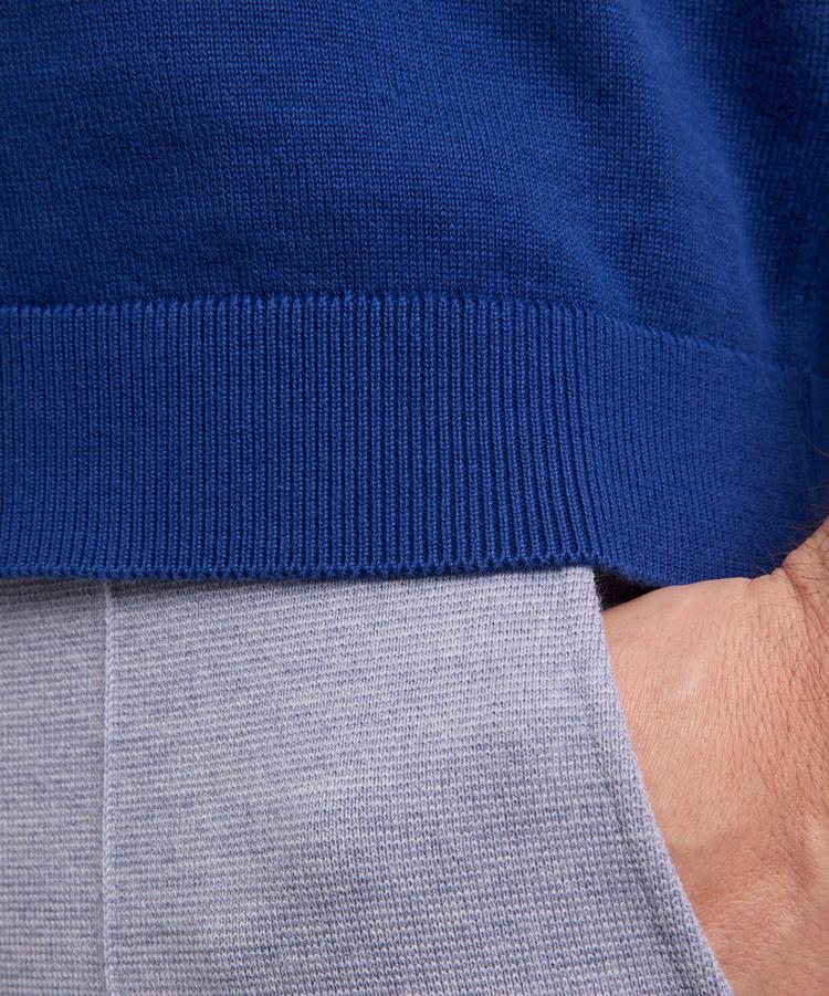 Falke Falke Cotton Polo Shirt Poloshirt Herren - royal blue (6051) - 3 | SportScheck