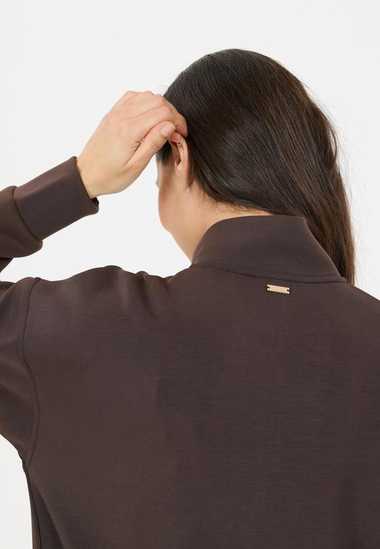 Athlecia Athlecia Jillnana Sweatshirt Damen - 1294 Chocolate Torte - 3 | SportScheck