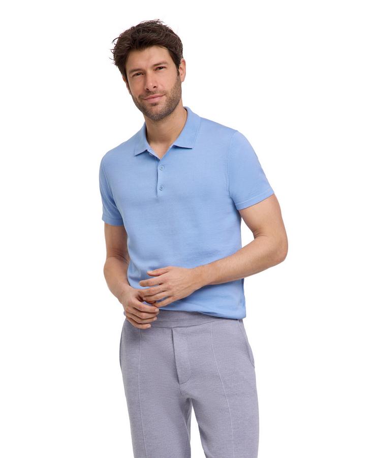 Falke Falke Cotton Polo Shirt Poloshirt Herren - bleue (6543) - 0 | SportScheck