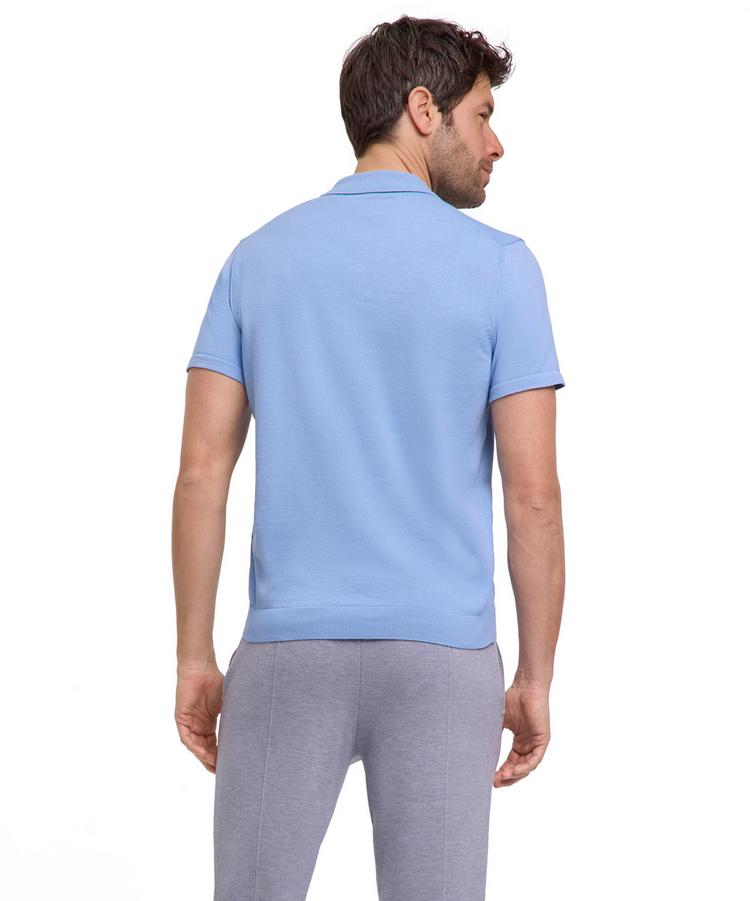 Falke Falke Cotton Polo Shirt Poloshirt Herren - bleue (6543) - 0 | SportScheck