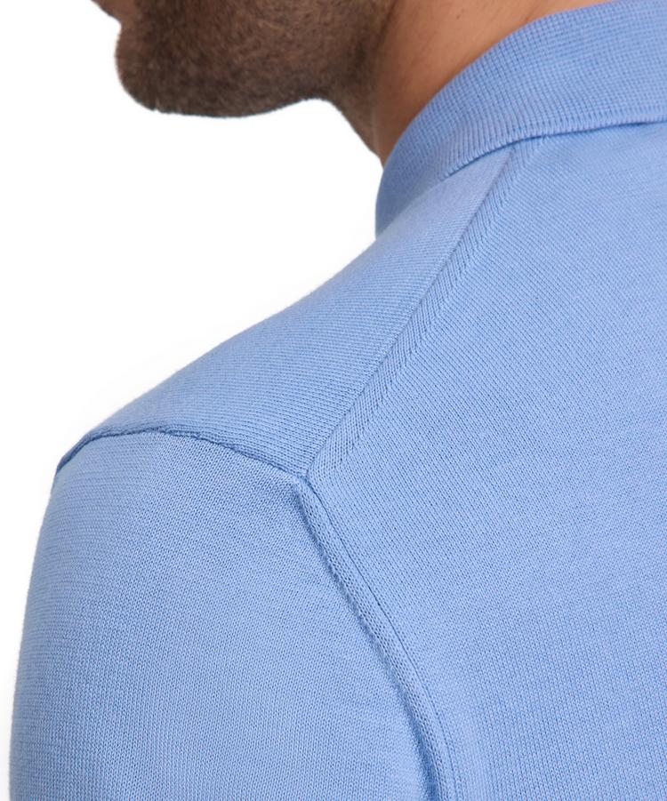 Falke Falke Cotton Polo Shirt Poloshirt Herren - bleue (6543) - 2 | SportScheck