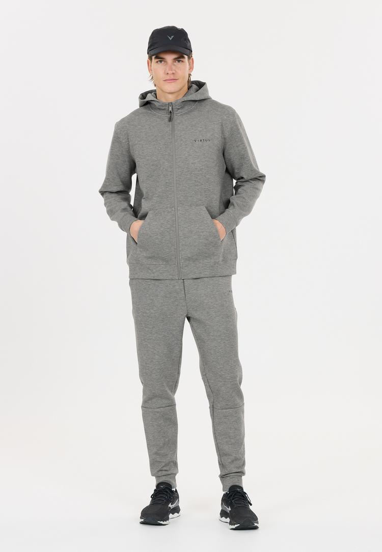 Virtus Virtus Taro V2 Sweatjacke Herren - 1038 Mid Grey Melange - 0 | SportScheck