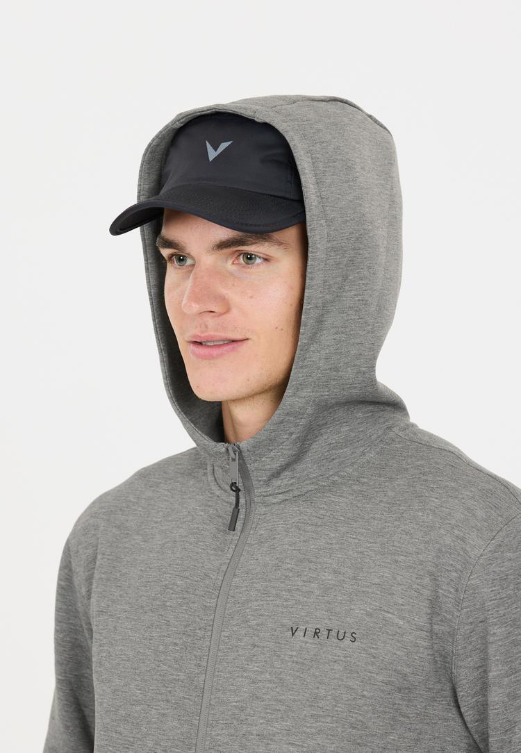 Virtus Virtus Taro V2 Sweatjacke Herren - 1038 Mid Grey Melange - 1 | SportScheck