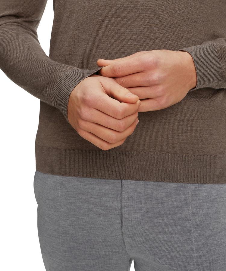 Falke Falke Merino X-Fine V-Neck Strickpullover Herren - bormio mel. (5112) - 3 | SportScheck