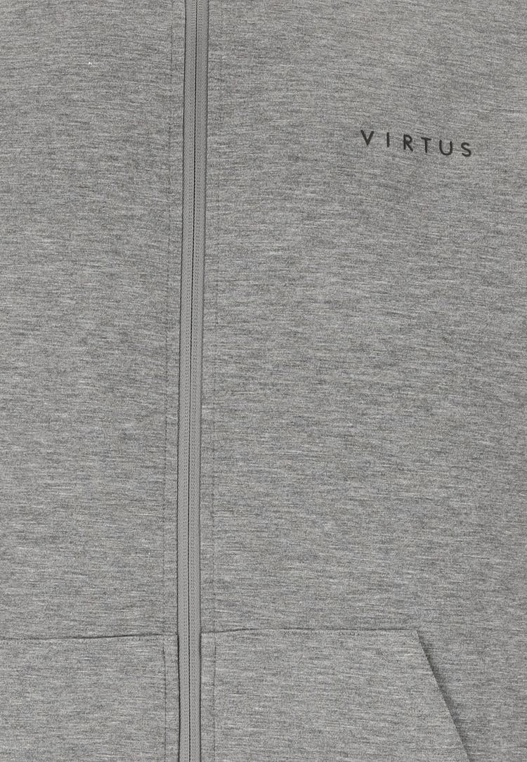 Virtus Virtus Taro V2 Sweatjacke Herren - 1038 Mid Grey Melange - 0 | SportScheck