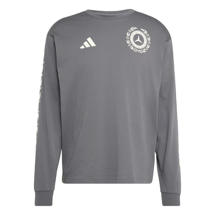 adidas adidas MERCEDES-AMG PETRONAS FORMULA 1 TEAM Langarmshirt - Granite / Off White - 0 | SportScheck