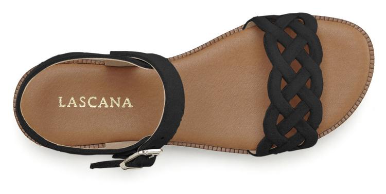 Lascana Lascana Sandale Sandalen Damen - schwarz - 1 | SportScheck
