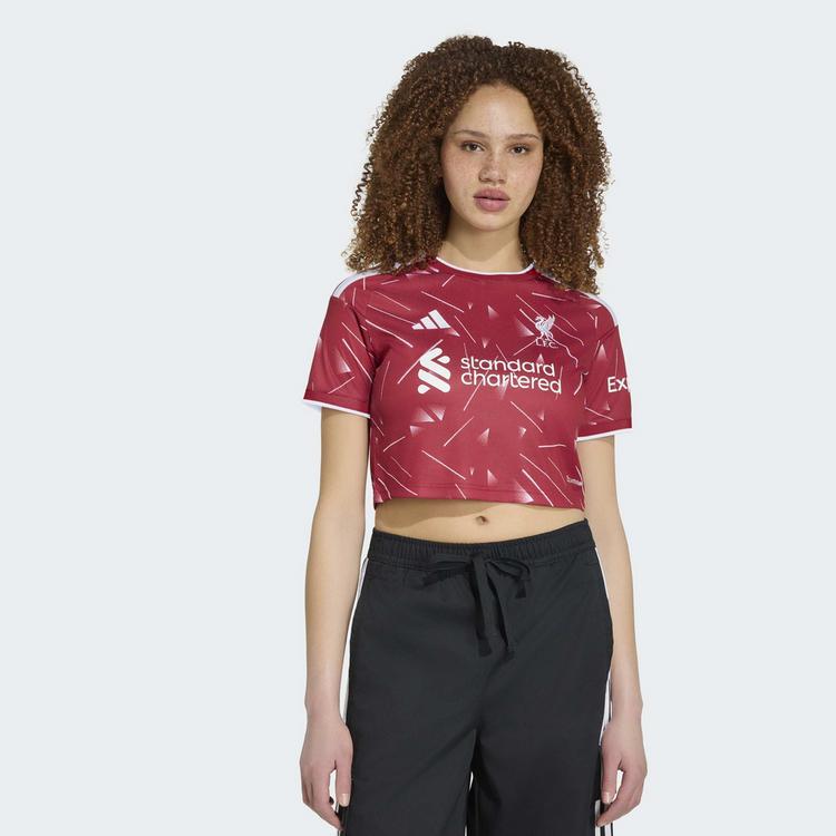 adidas adidas FC Liverpool 26/27 Heimtrikot, k&uuml;rzer Croptop Damen - Active Maroon - 0 | SportScheck