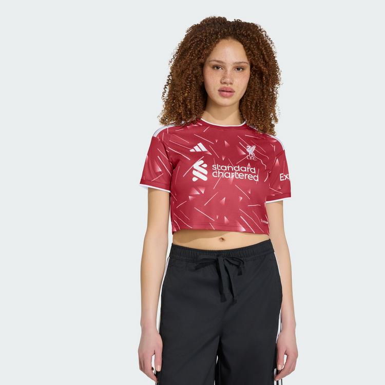 adidas adidas FC Liverpool 26/27 Heimtrikot, k&uuml;rzer Croptop Damen - Active Maroon - 1 | SportScheck