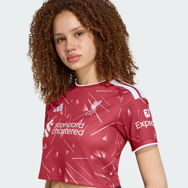 adidas adidas FC Liverpool 26/27 Heimtrikot, k&uuml;rzer Croptop Damen - Active Maroon - 1 | SportScheck