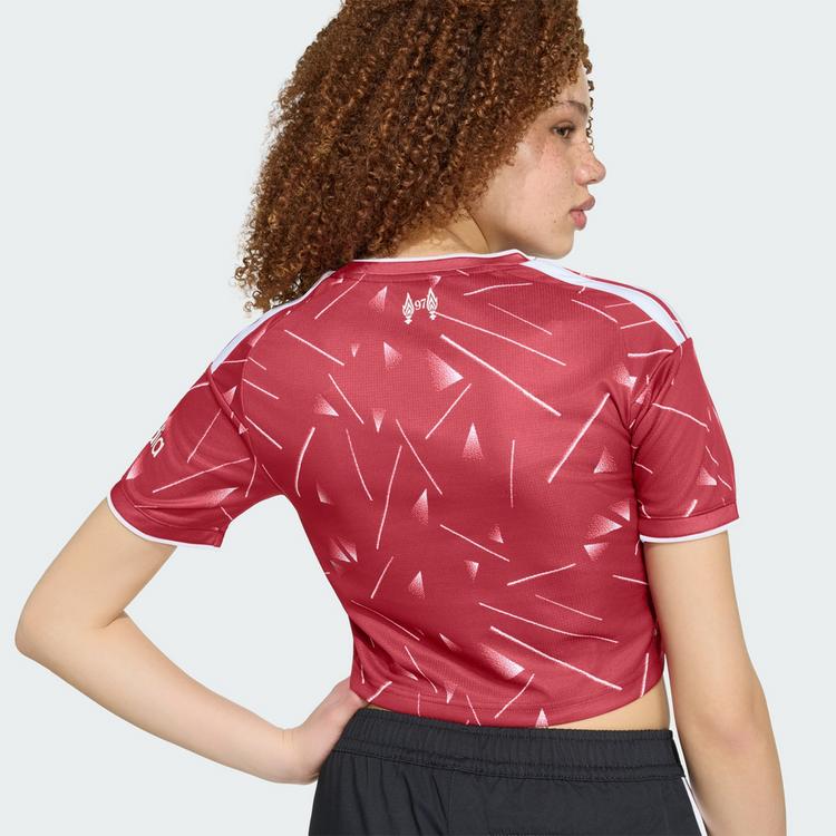 adidas adidas FC Liverpool 26/27 Heimtrikot, k&uuml;rzer Croptop Damen - Active Maroon - 3 | SportScheck