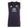 adidas All Blacks Singlet Funktionstank Herren - All Black / Maroon