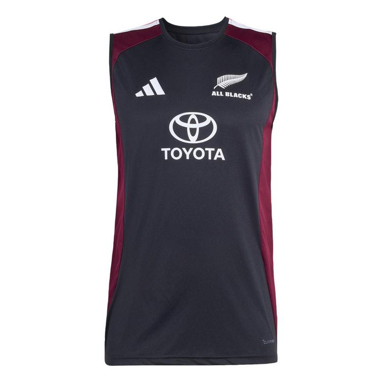 adidas adidas All Blacks Singlet Funktionstank Herren - All Black / Maroon - 0 | SportScheck