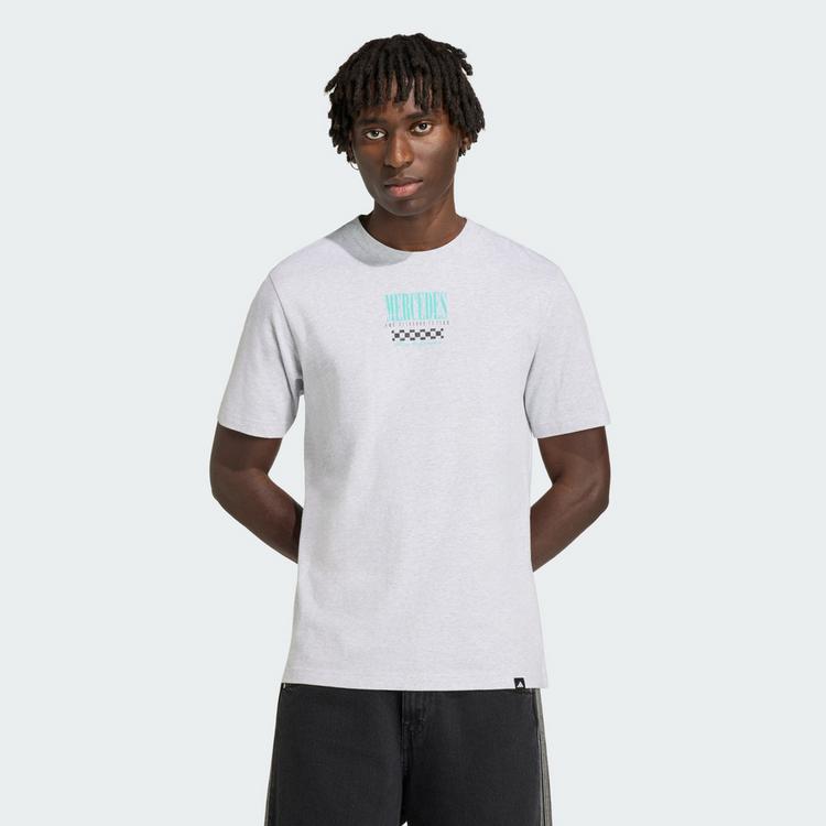adidas adidas MERCEDES-AMG PETRONAS FORMULA 1 TEAM Funktionstop Herren - Light Grey Heather - 0 | SportScheck