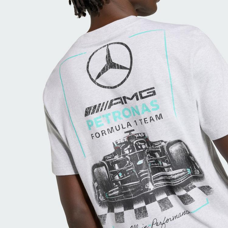 adidas adidas MERCEDES-AMG PETRONAS FORMULA 1 TEAM Funktionstop Herren - Light Grey Heather - 1 | SportScheck