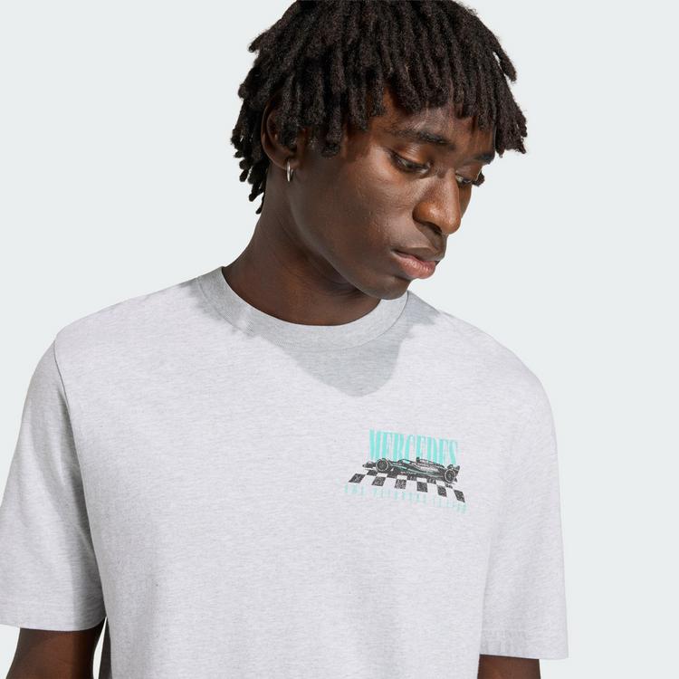 adidas adidas MERCEDES &ndash; AMG PETRONAS FORMULA 1 TEAM Funktionstop Herren - Light Grey Heather - 0 | SportScheck