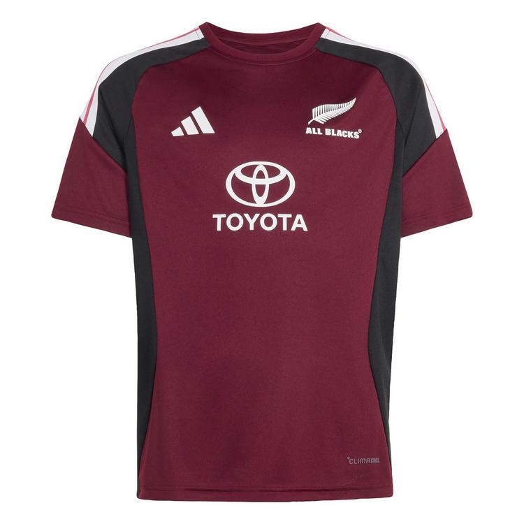 adidas adidas All Blacks Performance Kids T-Shirt Funktionsshirt Kinder - Maroon / All Black - 0 | SportScheck