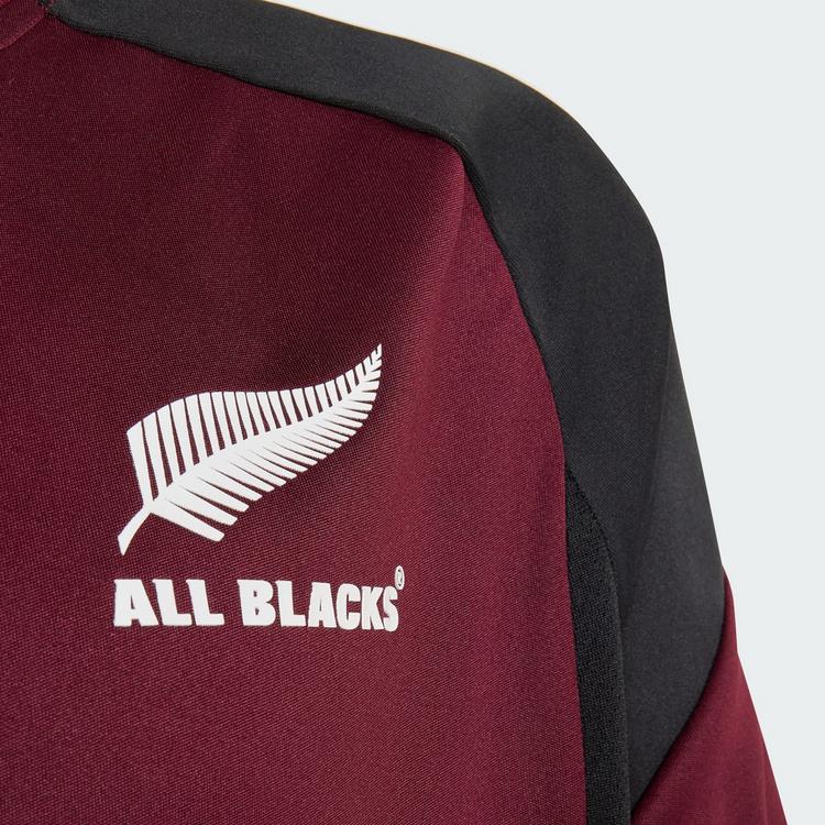 adidas adidas All Blacks Performance Kids T-Shirt Funktionsshirt Kinder - Maroon / All Black - 1 | SportScheck