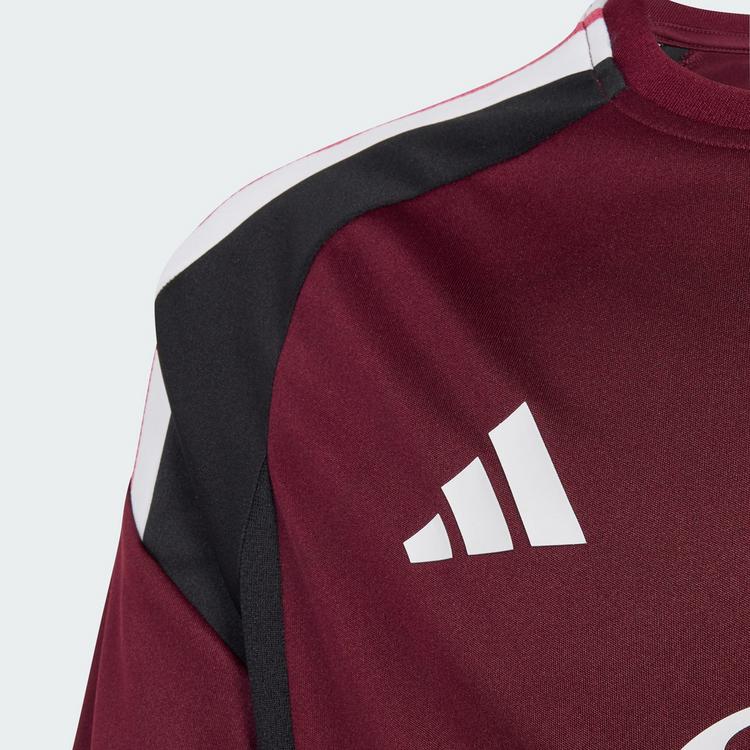 adidas adidas All Blacks Performance Kids T-Shirt Funktionsshirt Kinder - Maroon / All Black - 3 | SportScheck