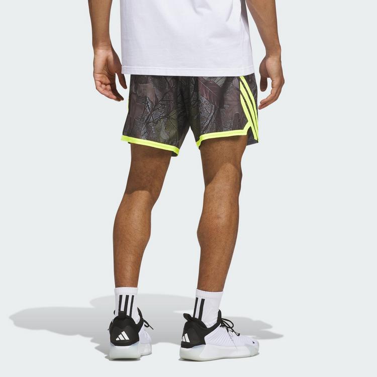 adidas adidas ADIDAS CRAZY LITE CAMO SHORTS, Funktionsshorts Herren - Black / Solar Lemon - 1 | SportScheck