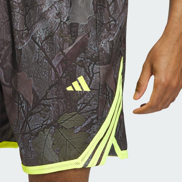 adidas adidas ADIDAS CRAZY LITE CAMO SHORTS, Funktionsshorts Herren - Black / Solar Lemon - 0 | SportScheck