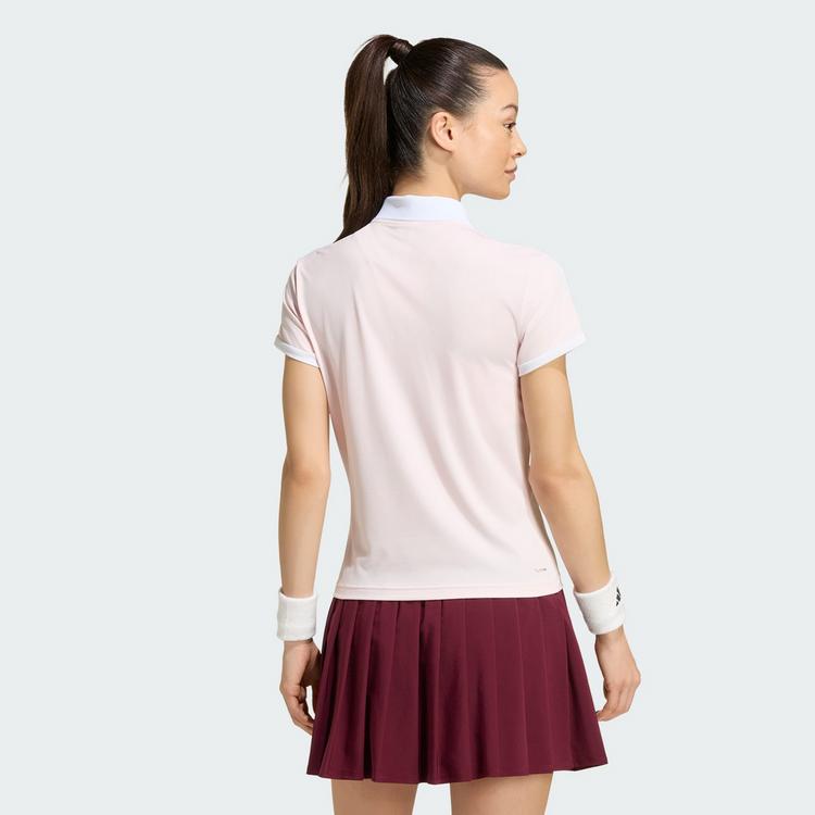 adidas adidas TENNIS CLASSICS POLOSHIRT Tennis Polo Damen - Distilled Pink - 1 | SportScheck
