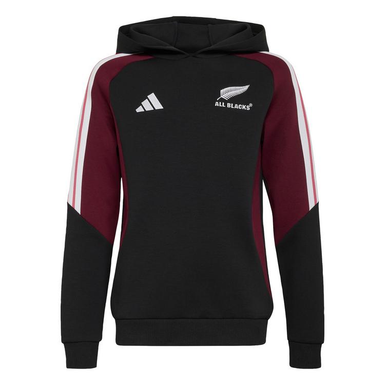adidas adidas All Blacks Hoodie f&uuml;r Kinder Hoodie Kinder - All Black / Maroon - 0 | SportScheck