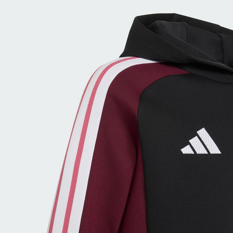 adidas adidas All Blacks Hoodie f&uuml;r Kinder Hoodie Kinder - All Black / Maroon - 1 | SportScheck