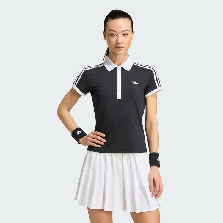 adidas adidas TENNIS CLASSICS POLOSHIRT Tennis Polo Damen - Black - 0 | SportScheck